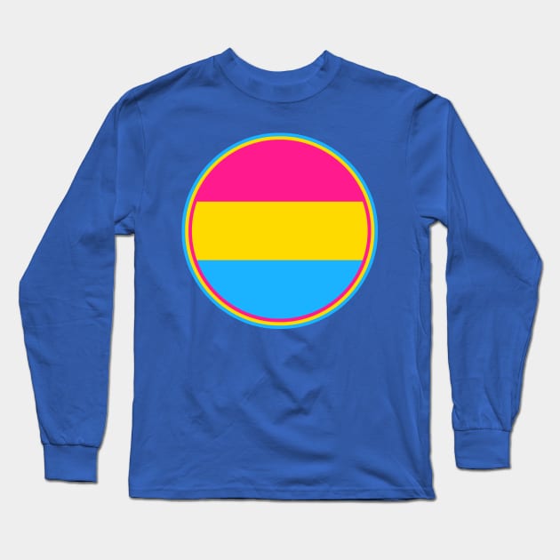 Pan Pride Circle Long Sleeve T-Shirt by ConnerDavis